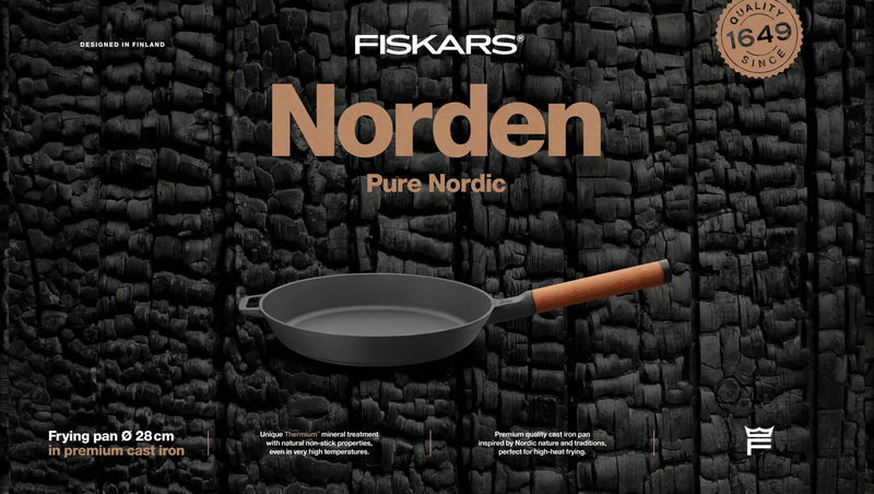 Чугунен тиган Fiskars Norden, 28cm