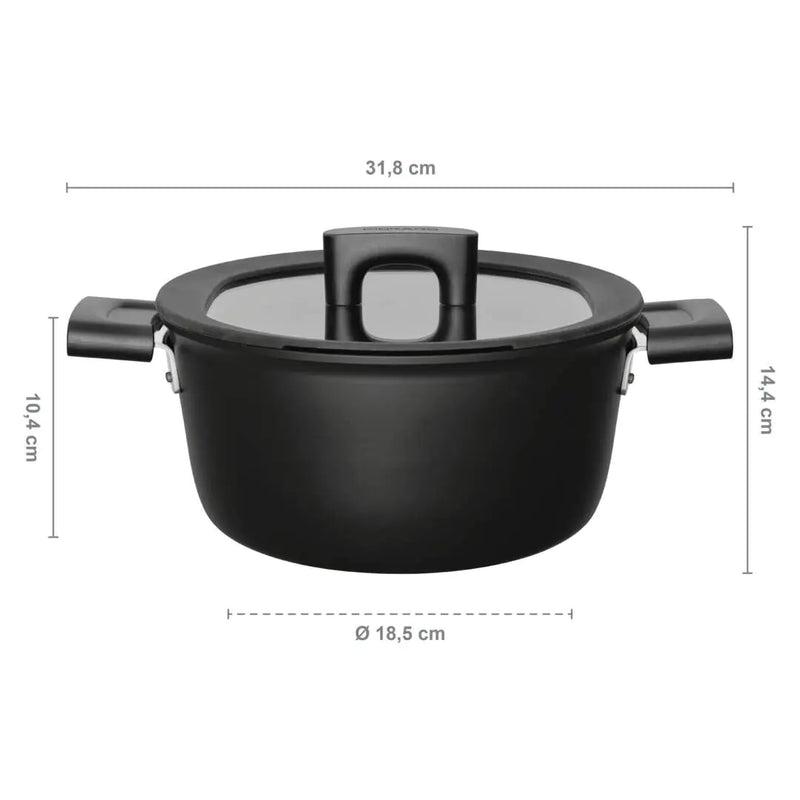 Комплект съдове за готвене Fiskars Hard Face