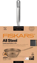 Уок тиган Fiskars All Steel с незалепващо керамично покритие, 28cm