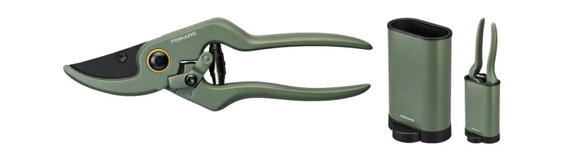 Градинска ножица Fiskars Urban с поставка
