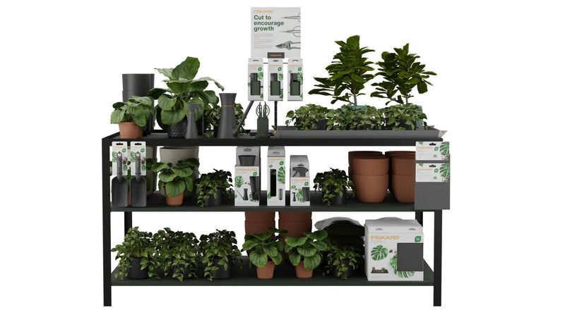 Ножица за цветя Fiskars Urban с поставка