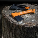 Брадва за къмпинг лов и туризъм Fiskars X5 - XXS, с пластмасова кания