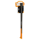 Брадва за цепене на дърва Fiskars X27 XXL с удължена дръжка и ефективен дизайн за тежки задачи.