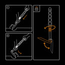 Лопата сгъваема Fiskars