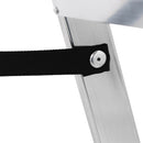 Подробен изглед на текстилния колан на стълба KRAUSE DOPPLO 2x6, осигуряващ допълнителна стабилност.