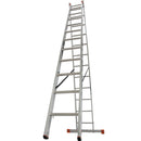 Алуминиева двураменна стълба KRAUSE Dubilo 2x12, удобна и стабилна, идеална за различни строителни дейности.