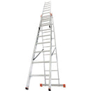 Алуминиева трираменна стълба KRAUSE Tribilo, конфигурируема за различни височини и приложения.