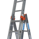 Алуминиева стълба трираменна Krause Tribilo 3x8