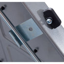 Детайл от алуминиева стълба KRAUSE TOPPY XL, показваща механизма за закрепване и стъпалата.