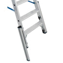 Алуминиева телескопична стълба Krause STABILO 2x5 с удължители за стабилност на неравни повърхности