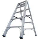 Алуминиева професионална стълба Krause STABILO 2x5 с изключителна стабилност и безопасност за работа.