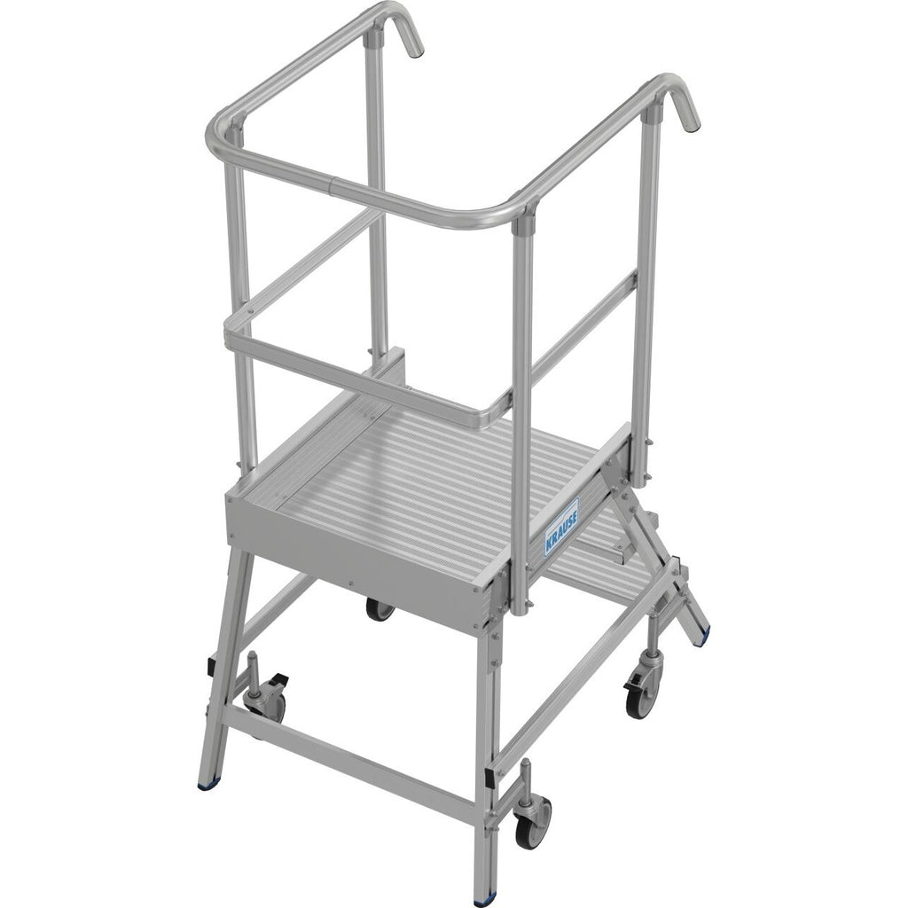 Мобилна стълба с платформа и колела Krause Stabilo 1x3