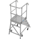 Мобилна стълба с платформа и колела Krause Stabilo 1x4