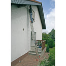 Алуминиева стълба KRAUSE Dubilo 2x12, използвана за работа на височина от потребител.