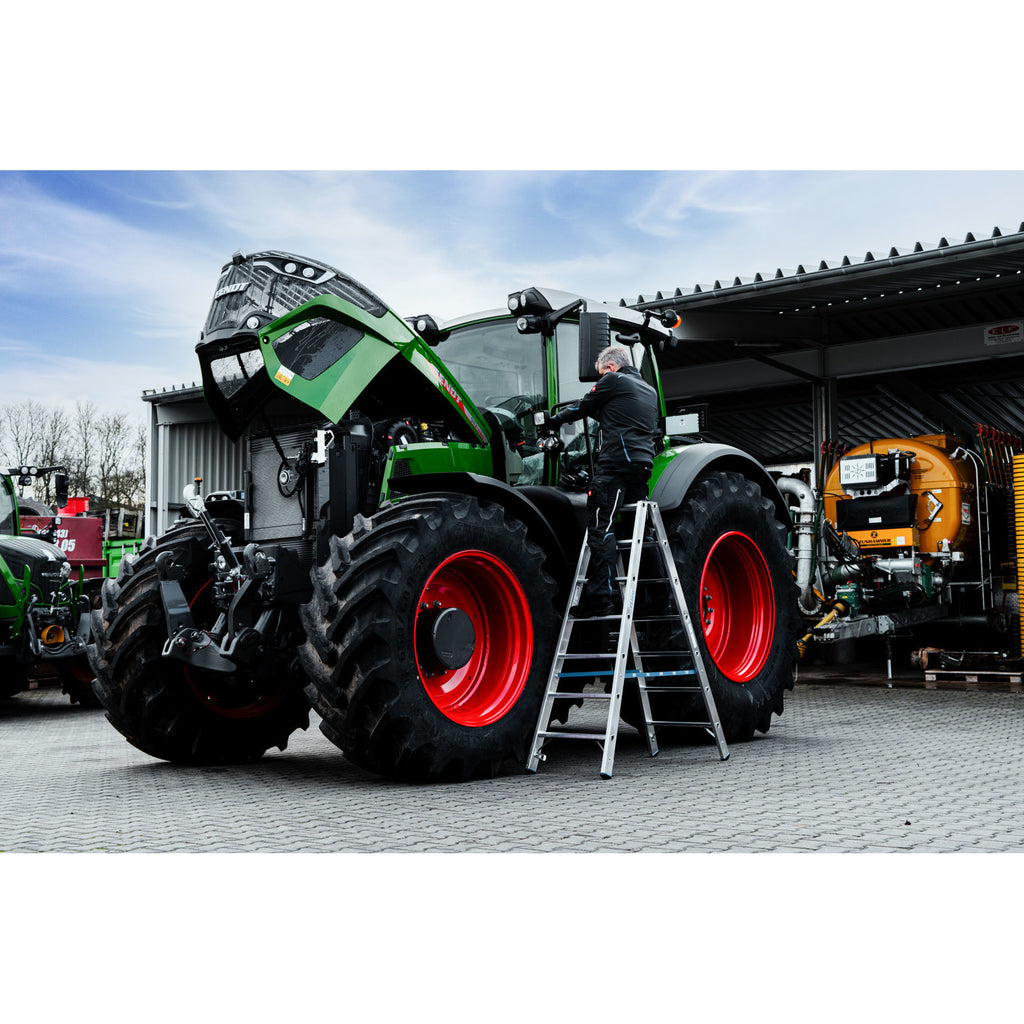 Двустранна стълба за интензивна употреба Krause Stabilo 2x12 - Nika.bg