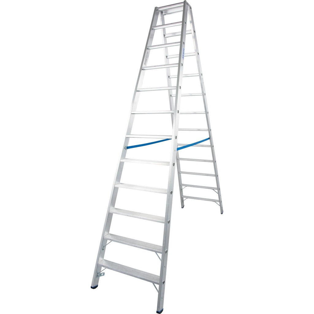 Двустранна стълба за интензивна употреба Krause Stabilo 2x12 - Nika.bg