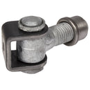 Комплект 90° вандалоустойчиви панти G90Z Locinox с елементи за заваряване от черен метал