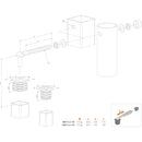 Комплект панти GBM12 Locinox монтаж без заварка за крило с профил 40 х 40 мм.