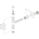Комплект панти GBMU Locinox с горещо поцинковани елементи за заваряване