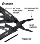 Джобен мултитул GERBER Dime, цвят черен