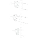 Брава за индустриална врата LAKQU2 Locinox за квадратен и правоъгълен профил