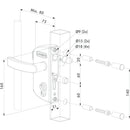 Градинска брава LAKZP1 Locinox