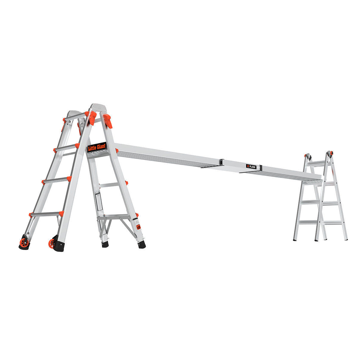 Телескопичен борд Little Giant Telescoping Plank™ с дължина 180-280 см, изработен от авиационен алуминий.