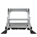 Алуминиева стълба Little Giant Jumbo Step с широки платформи и стабилна конструкция.