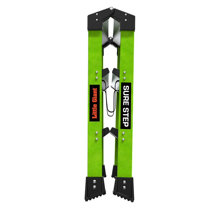 Двустранна стълба от фибростъкло Little Giant Sure Step™ с компактен дизайн и електронепроводима функция.