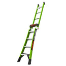 Двураменна стълба от фибростъкло KING KOMBO с 5+4 стъпала, разтегателна и лека конструкция