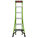 Двураменна стълба Little Giant с 6 стъпала, лека и стабилна конструкция, идеална за всеки майстор.
