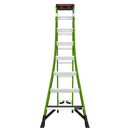 Двураменна стълба от фибростъкло с 8 стъпала Little Giant KING KOMBO, идеална за майстори и проекти