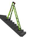 Двураменна стълба от фибростъкло Little Giant King Kombo XT за безопасна работа на стълби.