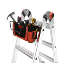 Чанта за инструменти Little Giant Cargo Hold, прикрепена към стълба с инструменти в нея.