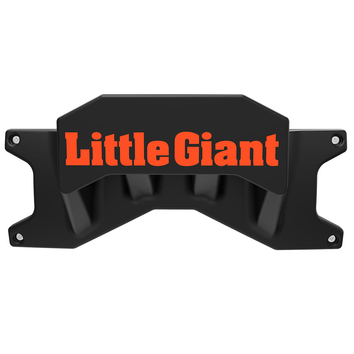 Стойка за стълби Little Giant® Ladder Rack™ за безопасно съхранение и организиране на стълби.