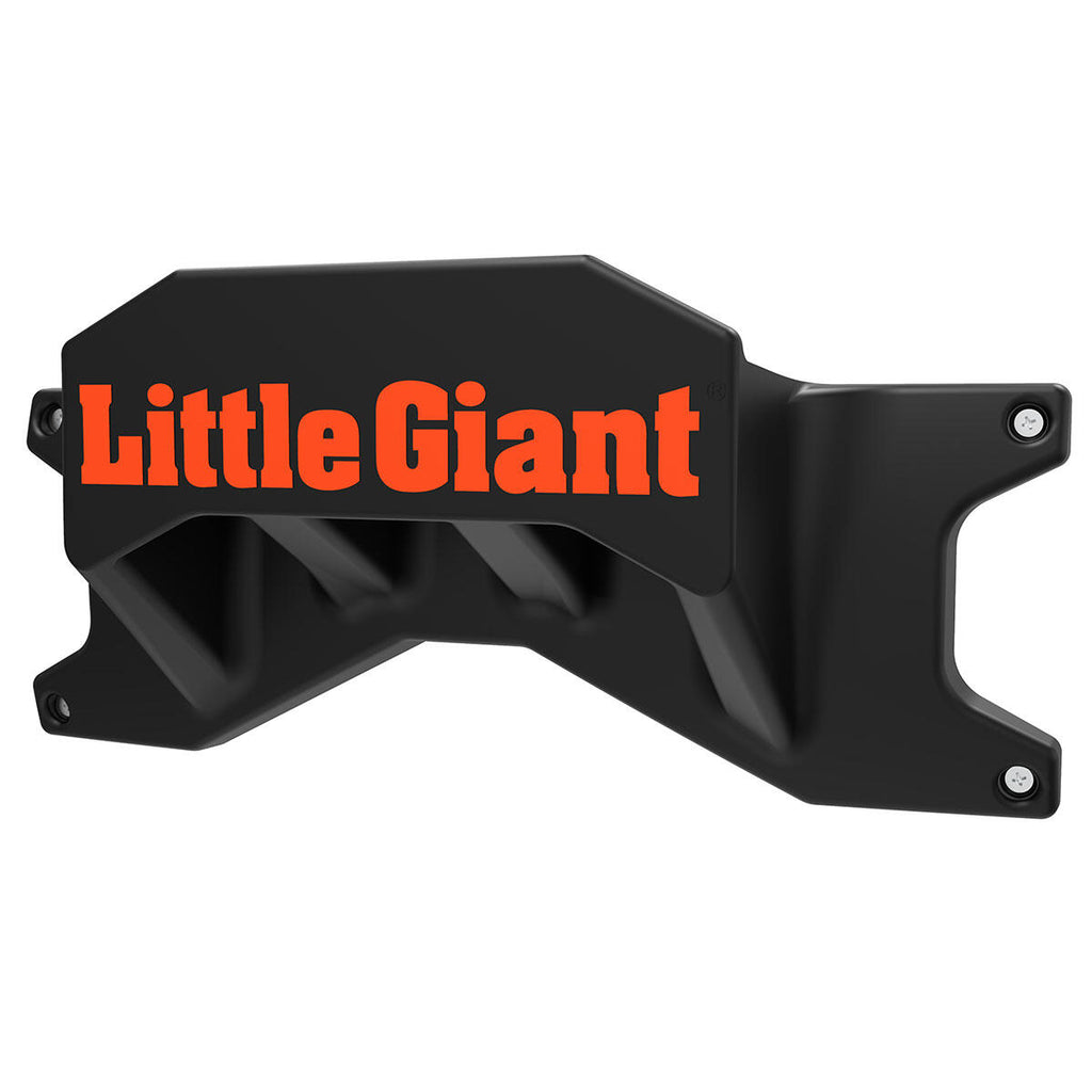 Стойка за стълби Little Giant за безопасно и удобно крепене на стълби в стена, спестявайки пространство.