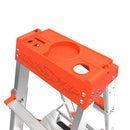 Платформа Air Deck на двустранна телескопична стълба Little Giant Select Step с иновативен дизайн.