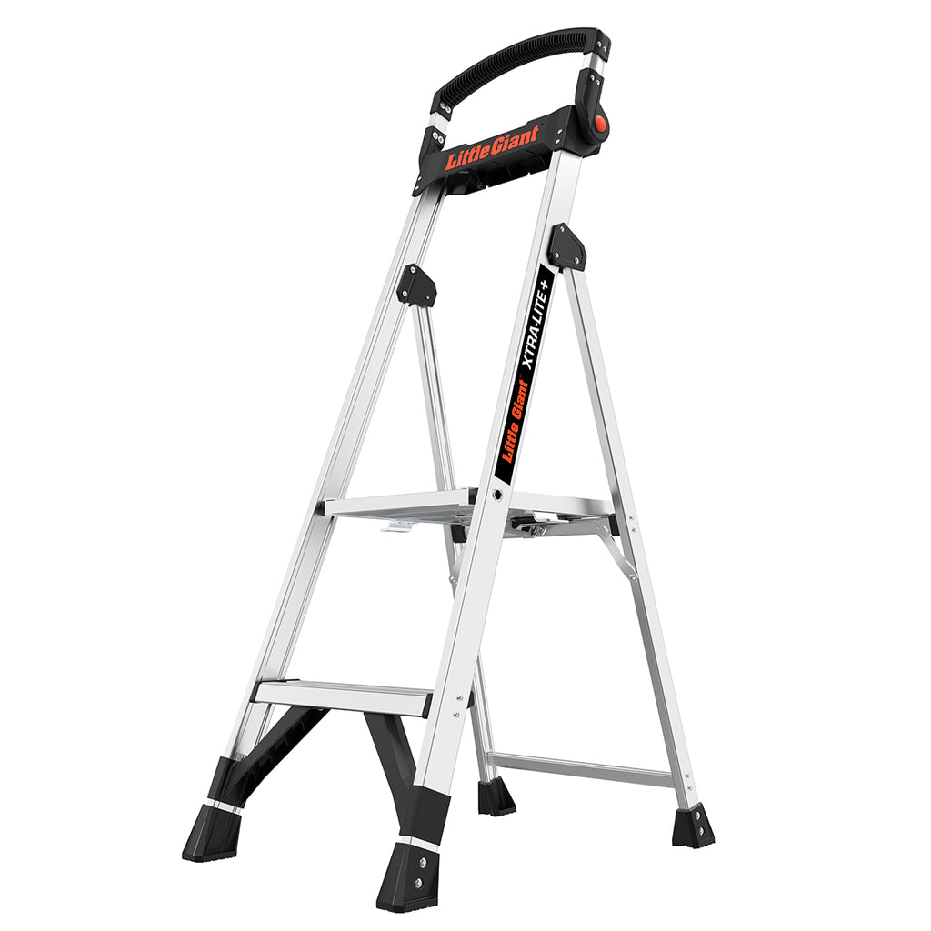 Алуминиева стълба Little Giant Xtra-Lite Plus с платформа, 1+1 стъпала, товароносимост 150 кг.