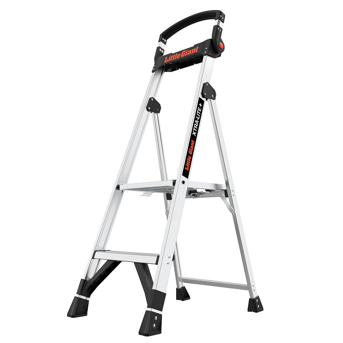 Алуминиева стълба Little Giant Xtra-Lite Plus с платформа, 1+1 стъпала, товароносимост 150 кг.