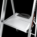 Широка платформа на алуминиева стълба Little Giant Xtra-Lite Plus с дръжка за безопасност.