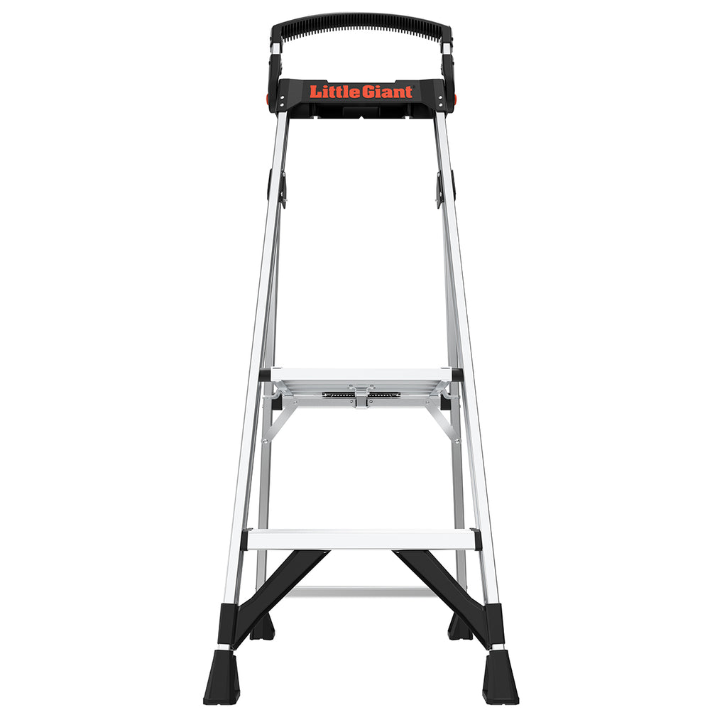 Алуминиева стълба Little Giant Xtra-Lite Plus с платформа и въртяща се дръжка, товароносимост 150 кг.