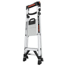 Алуминиева стълба Little Giant Xtra-Lite Plus с платформа и удобна дръжка, товароносимост 150 кг.