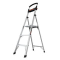 Алуминиева стълба Little Giant XTRA-LITE PLUS с платформа и 2+1 стъпала, максимално удобство и товароносимост 150 кг.