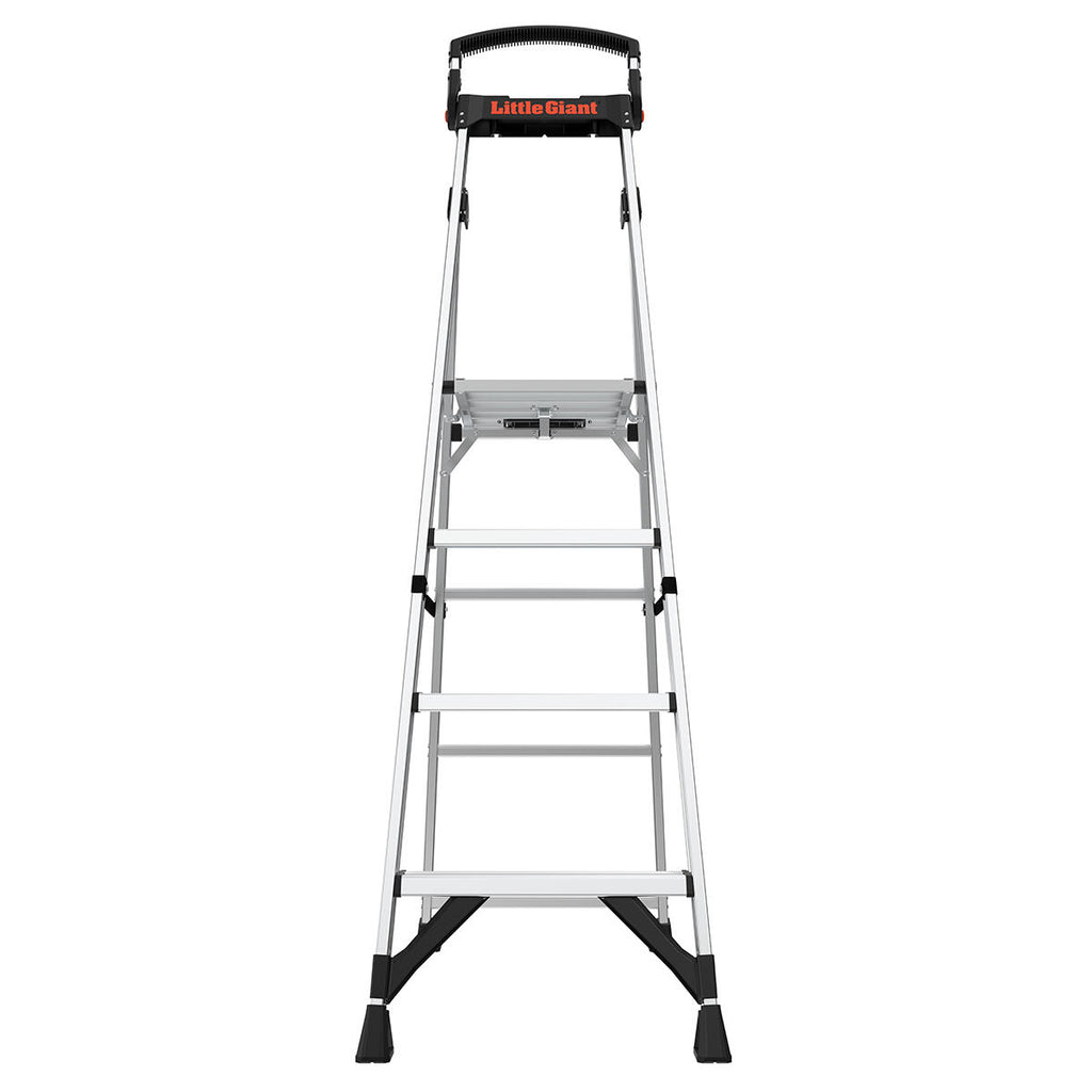Алуминиева стълба с платформа Little Giant XTRA-LITE PLUS, 3+1 стъпала, лек и практичен инструмент.