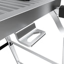 Детайл на алуминиева стълба Little Giant Xtra-Lite Plus с платформа и въртяща се дръжка.