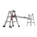 Телескопична алуминиева стълба Little Giant VELOCITY 2.0, M13 с 4x3 стъпала, идеална за едновременна работа на двама души.