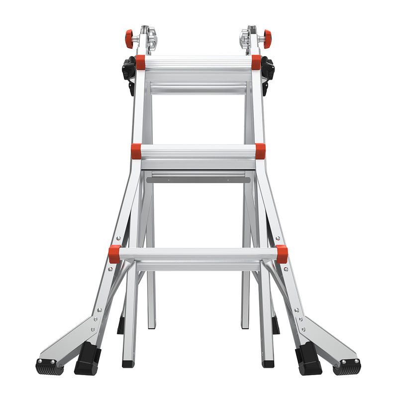 Телескопична алуминиева стълба Little Giant Velocity 2.0, M13, мултифункционална, с Rapid Locks® механизми.