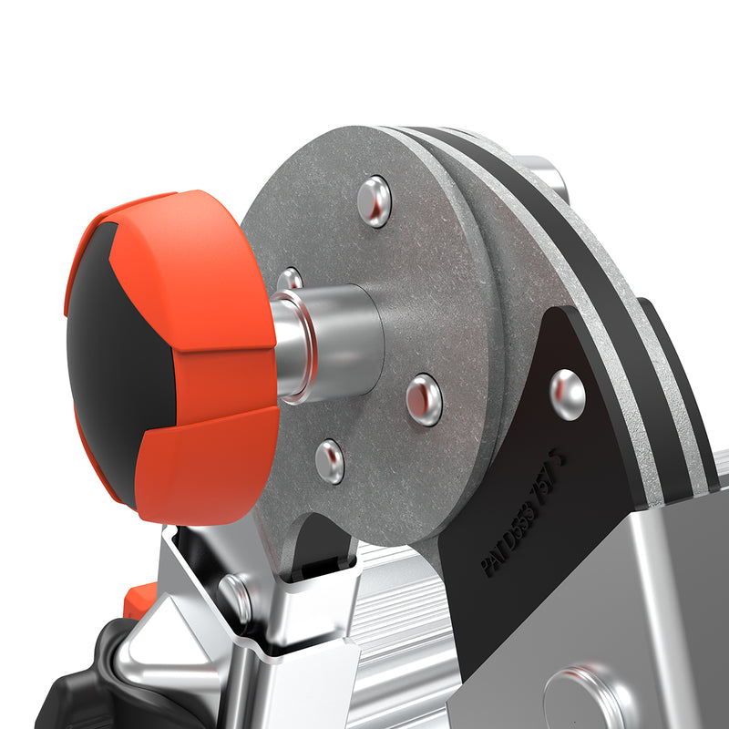 Детайли на механизъм за закрепване на телескопична алуминиева стълба Little Giant VELOCITY 2.0.
