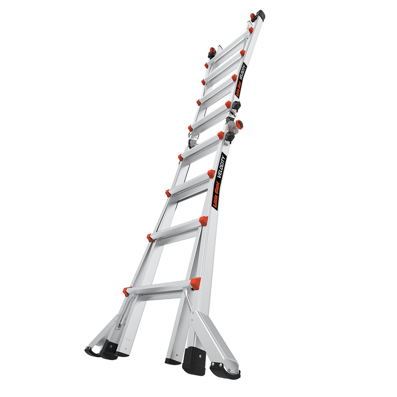 Телескопична алуминиева стълба VELOCITY 2.0, M17 4x4 стъпала