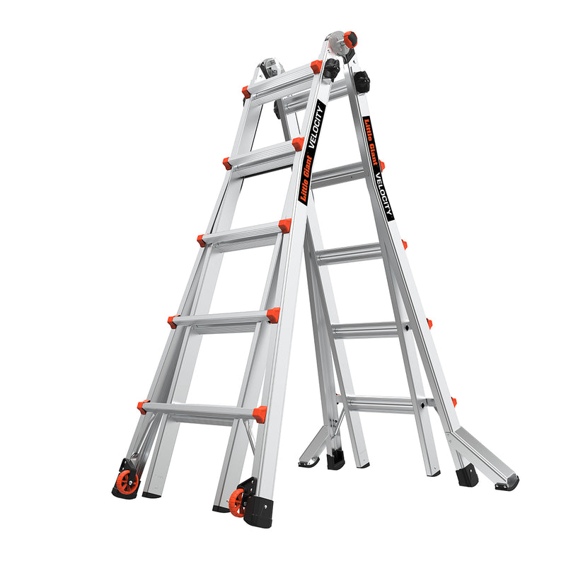 Телескопична алуминиева стълба VELOCITY 2.0, M22 4x5 стъпала